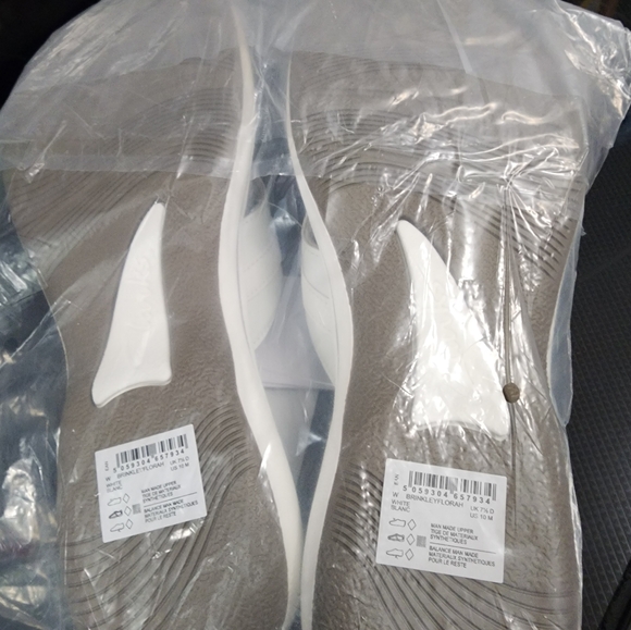 White Clark's Flip-Flops - Picture 2 of 3